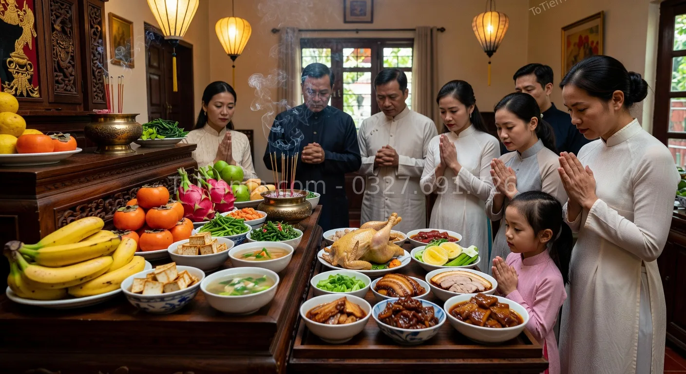 cỗ chay ngày giỗ