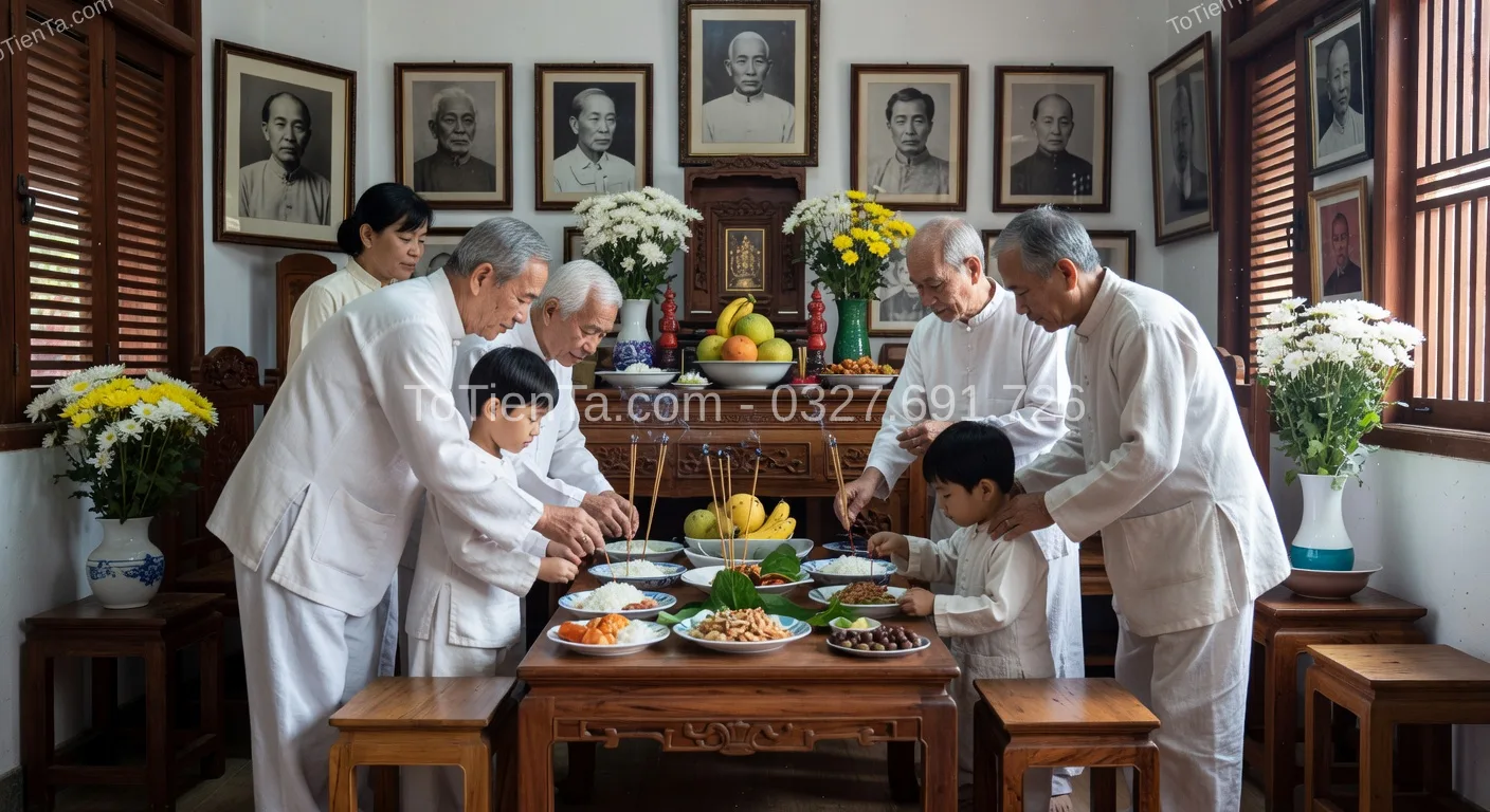 cúng hết tang