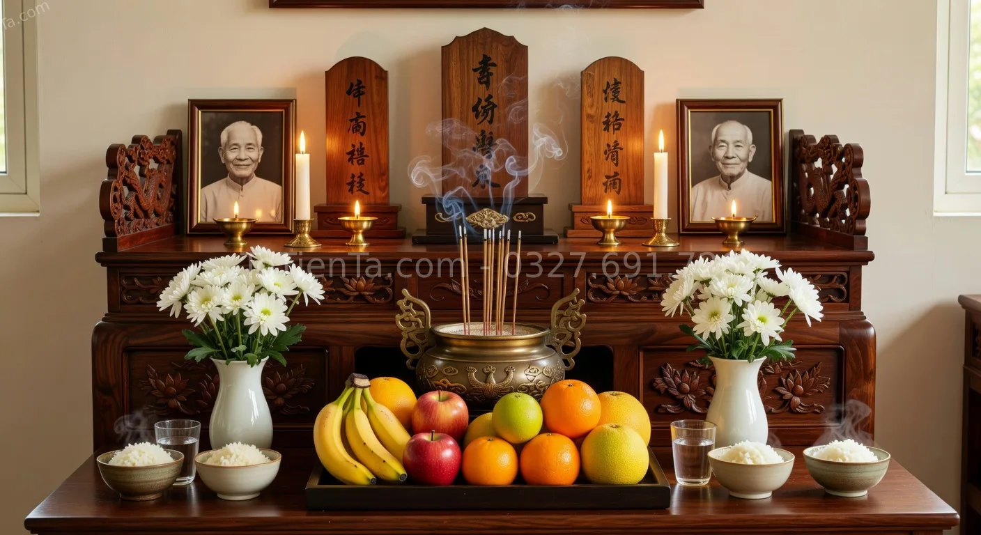 đồ vật bàn thờ
