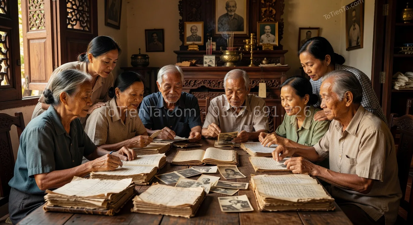 ghép gia phả ghép gia phả