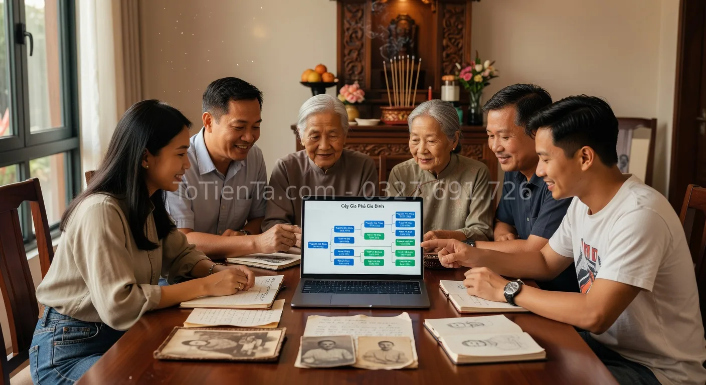 gia phả online an toàn không